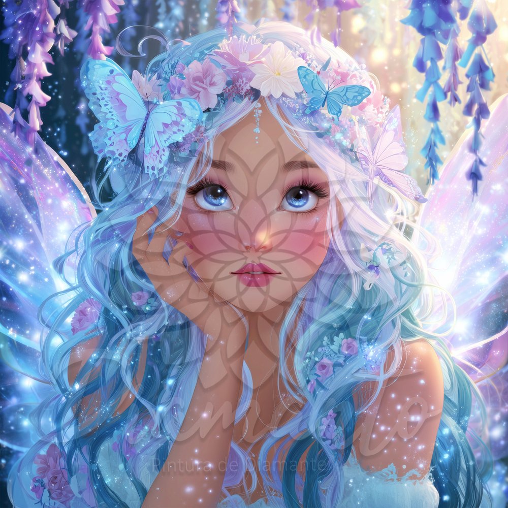 Hada Mágica Morpho Luxury ©DIAMANTO PINTURA