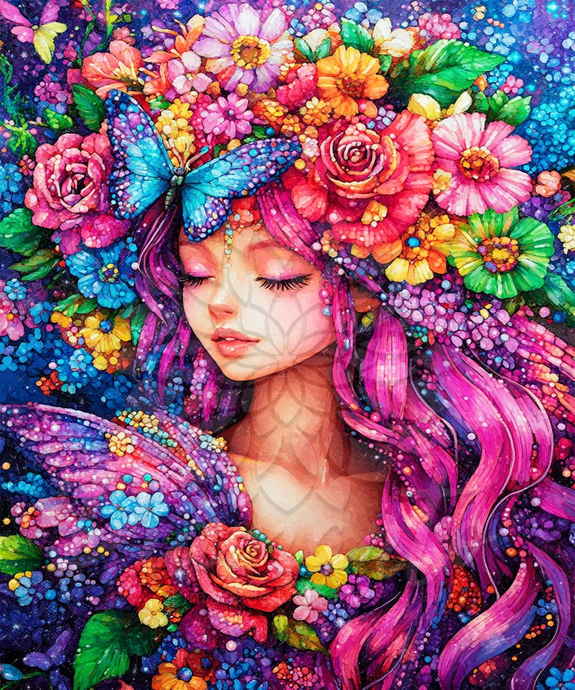 Reina Floral Luxury ©DIAMANTO PINTURA