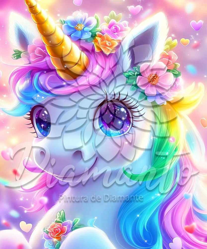 El Unicornio de Diamanto Luxury 100% FAIRY DUST ©DIAMANTO PINTURA