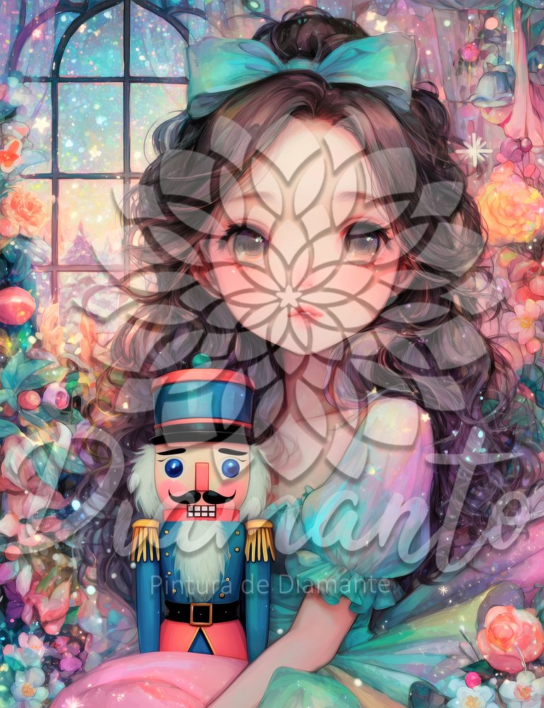 Clara y el Cascanueces Luxury ©DIAMANTO PINTURA