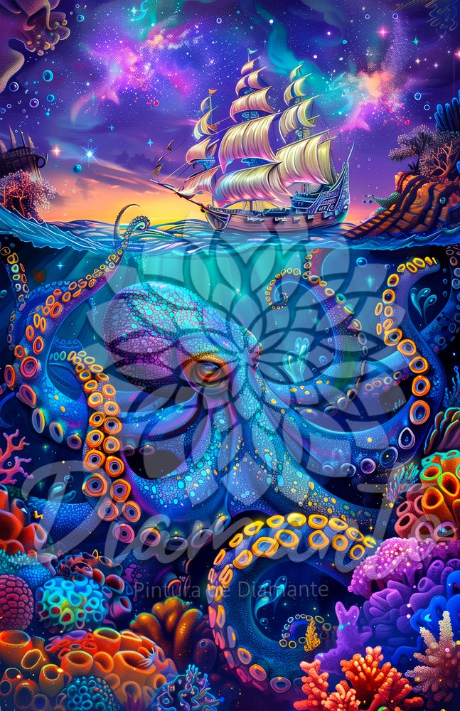 El Terror Del Mar Luxury ©DIAMANTO PINTURA