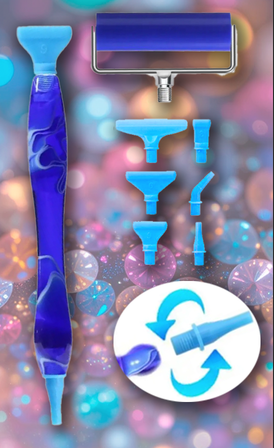 Puntero con Rodillo Azúl