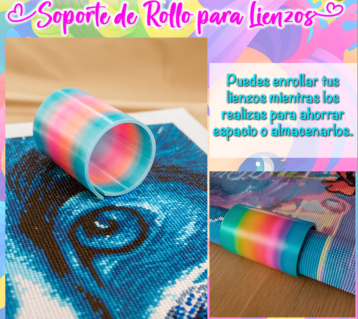 Soporte de Rollo para Lienzos