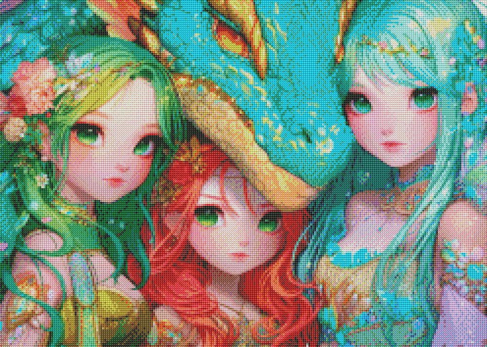 Cuidadoras de Dragones Luxury ©DIAMANTO PINTURA - Image 3