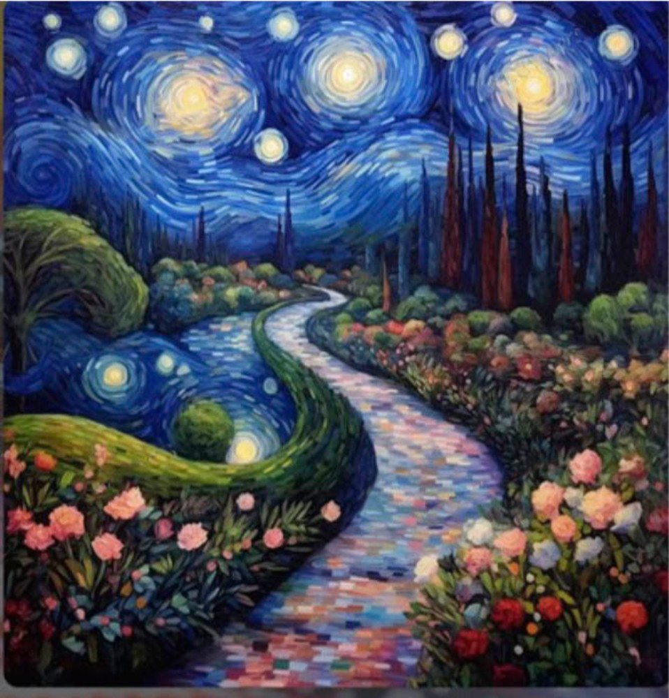 Callejón al estilo Van Gogh Luxury