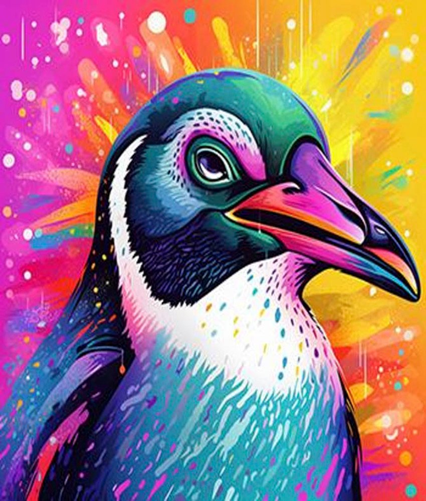 Pingüinito al Óleo Luxury