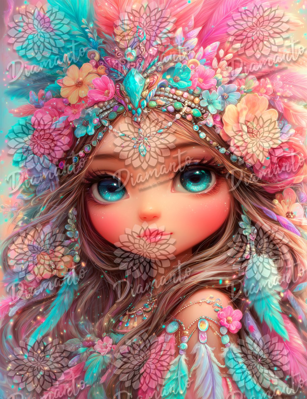 Guardiana del Viento Luxury ©DIAMANTO PINTURA